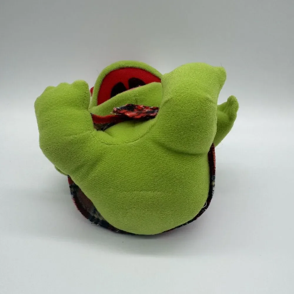 Vintage 1997 Henson Associates Christmas Baby Kermit Stuffed Plush
